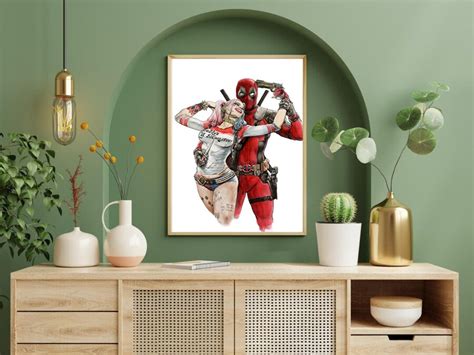 Deadpool Harley Quinn Fanfiction Poster - Etsy