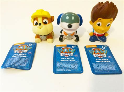 Nickelodeon Paw Patrol Pup Bath Squirters 3875542523