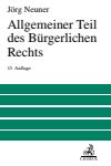 Allgemeiner Teil des Bürgerlichen Rechts Beck eLibrary