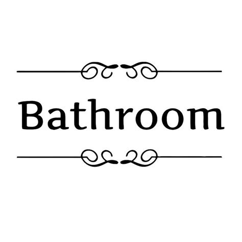 Jiuhong Vinyl Bathroom Wall Decal Sticker For Creative Home Decoration Removable Cute Door