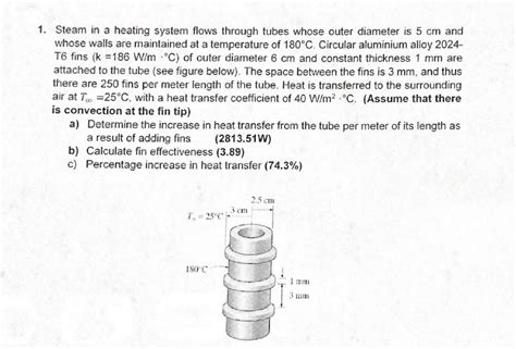 Answered 1 Steam In A Heating System Flows Bartleby