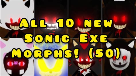 How To Get All New Sonic Exe Morphs In Find The Sonic Exe Morphs