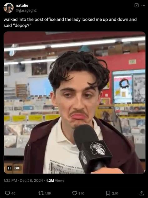 Timothée Chalamet Frowning Becomes A Reaction Meme After Nardwuar Interview