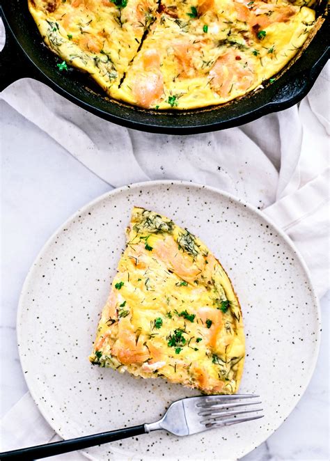 Smoked Salmon Frittata Killing Thyme