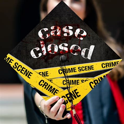 Graduation Cap Topper/criminal Justice Major - Etsy