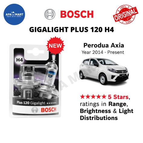 Original Bosch Gigalight Plus H Headlight Bulb V W Pcs