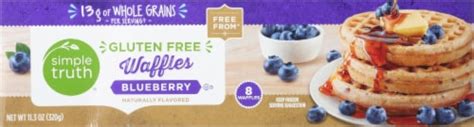 Simple Truth Gluten Free Frozen Blueberry Waffles Ct Oz Qfc