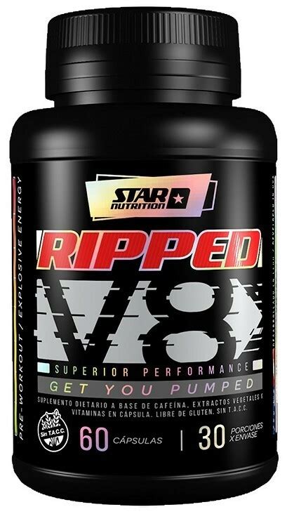 Ripped V8 60 Caps Star Nutrition MMSuplementos