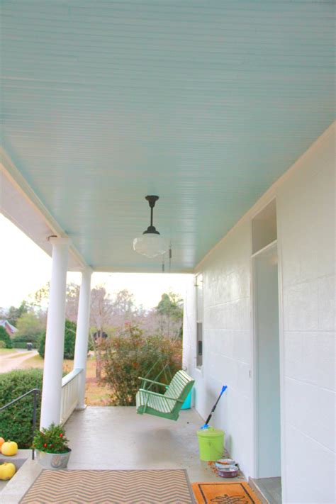 Haint Blue Porch Ceiling Paint