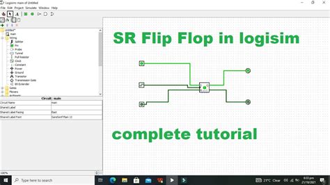 How To Use An SR Flip Flop In Logisim Use Of RS Flip Flop In Logisim