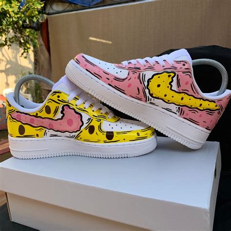 Spongebob Patrick Nike Air Force 1 Etsy