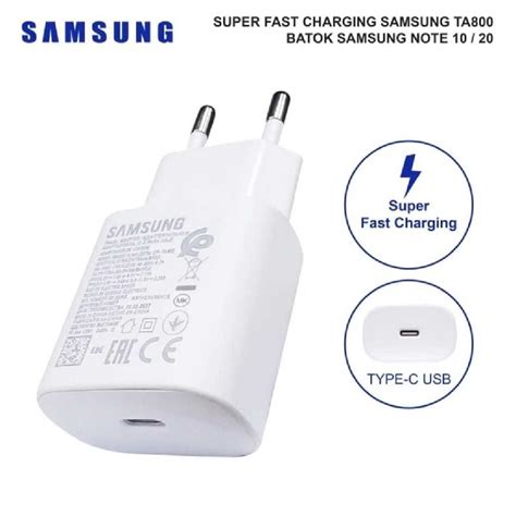 Shell head อะแดปเตอร ชาร จ SAMSUNG 25 วตต SUPER FAST CHARGING