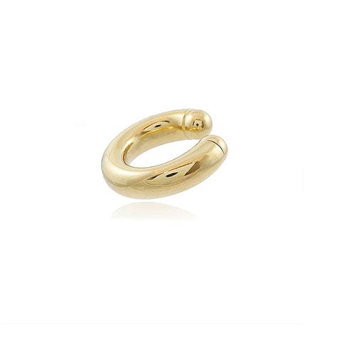 NARA DESIGN SEMIJOIAS Piercing Liso 03 Banho Ouro 18k