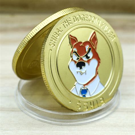 Shiba Gold Challenge Coin Crypto Physical Shiba Inu Commemorative Medal