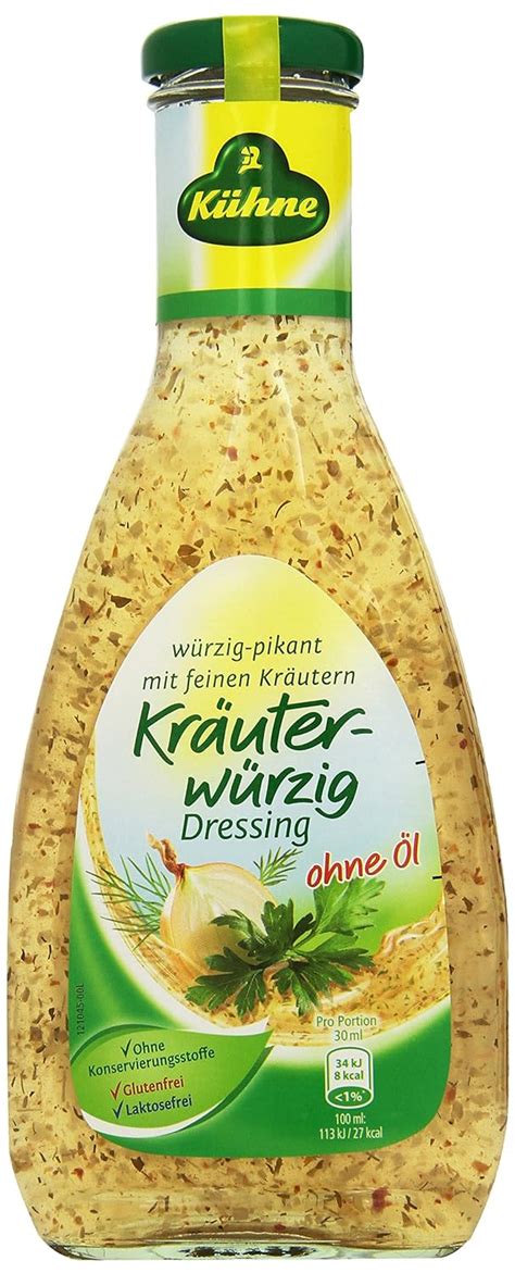 Kühne Kräuter Würzig Salat Dressing In Der Flasche 500 Ml Amazon De Lebensmittel And Getränke