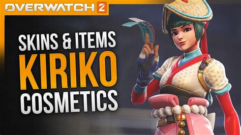 Kiriko Skins Items Showcase Overwatch Youtube