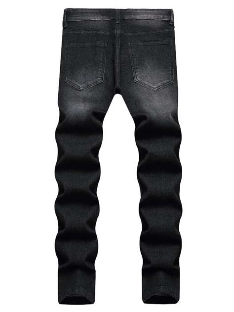 Manfinity Legnd Men Cotton Ripped Skinny Jeans Shein Usa