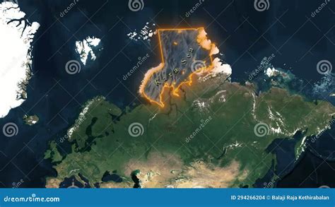 Kara Sea Map stock footage. Video of earth, military - 294266204