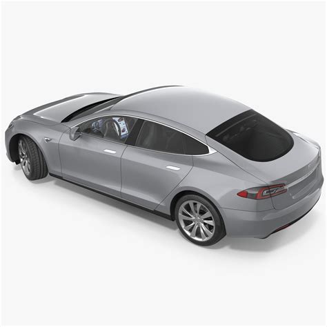 Tesla Model S 60 2015 Simple Interior 3d Model 99 3ds Blend C4d