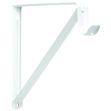 Knape And Vogt Closet Pro Heavy Duty Shelf Rod Bracket White Finish