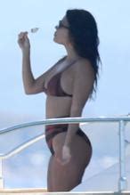 Kourtney Kardashian Wearing A Two Piece Bikini While Enjoying Her Vacation In Sardinia Aznude