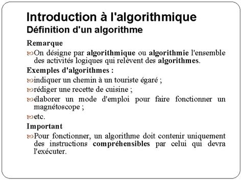 Algorithmique Et Structure De Donnes Syllabus Du Cours