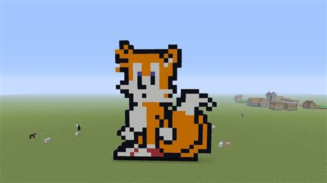 Tails Pixel Art Easy