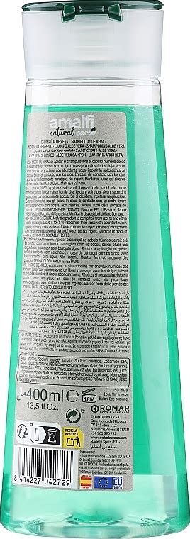 Amalfi Aloe Vera Shampoo Shampooing à l aloe vera Makeup fr