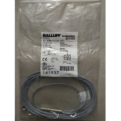 ONE NEW BALLUFF Proximity Sensor BES M08MI PSC20B BV03 Fast Shipping EBay