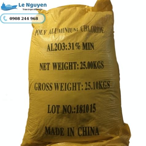 Poly Aluminium Chloride PAC 31 Trung Quốc giá tốt uy tín