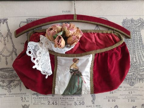 Enchanting Boudoir Lingerie Bag Strap Silk Bag Brocante Etsy