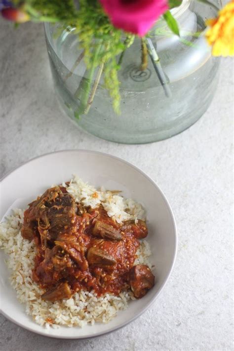 Bamya Lamb And Okra Stew The Egyptian Epicurean Okra Stew Okra