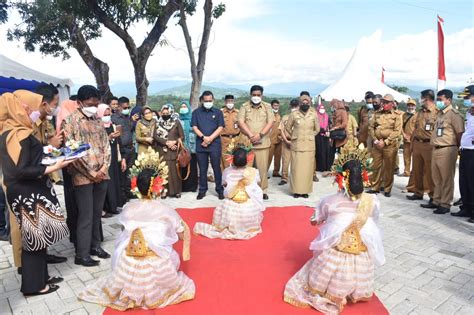 Diresmikan Bupati Ini Filosofi Tugu Covid Di Tanralili Mata Maros