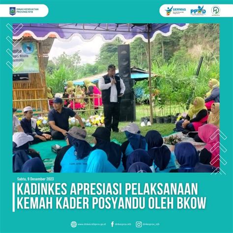 Kadinkes Apresiasi Pelaksanaan Kemah Kader Posyandu Oleh Bkow Dinas