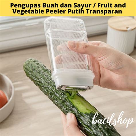 Jual Pengupas Buah Dan Sayur Fruit And Vegetable Peeler Putih