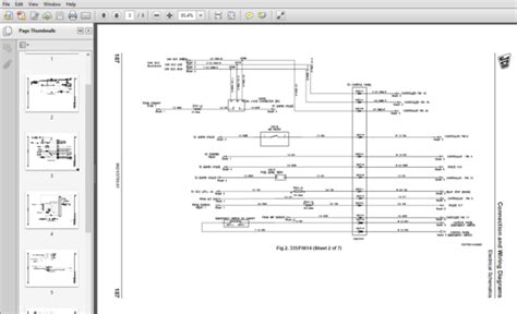 Jcb Connection And Wiring Diagrams Electrical Schematics Manual Pdf