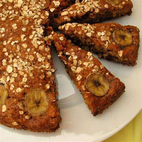 Bolo De Aveia Banana Fit Receita Natureba