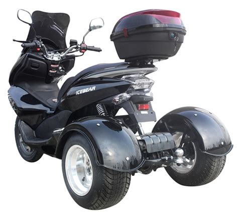 New Ice Bear Q6 50cc Full Size Motor Trike Scooter Pst50 17 With