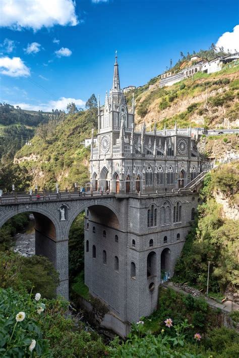 The National Shrine Basilica Of Our Lady Of Las Lajas Editorial Image