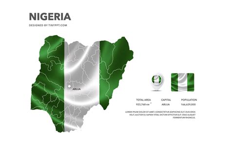 Nigeria Map Slide Powerpoint