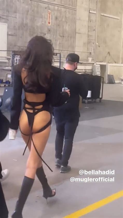 Bella Hadid Flaunts Her Almost Naked Ass Photos The Fappening