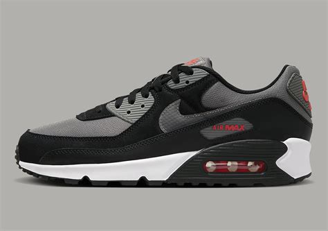 Nike Air Max 90 Black Grey Red FD0664-001 | SneakerNews.com