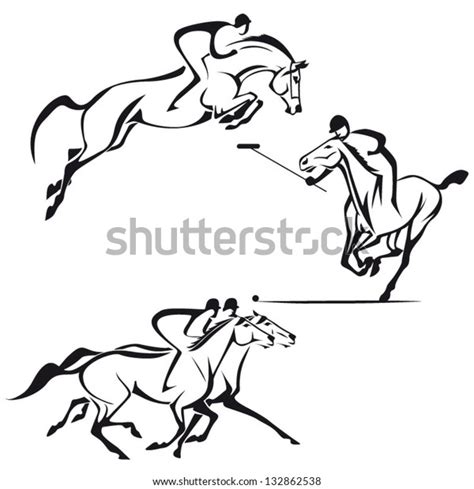 Horse Polo Championship: Over 188 Royalty-Free Licensable Stock Vectors ...