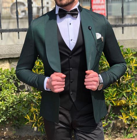 Goodman Green Slim Fit Tuxedo Green Tuxedo Slim Fit Tuxedo Cool Tuxedos