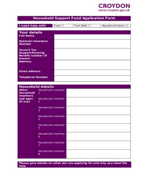 Get Help With The Cost Of Living From Your Local Council Doc Template