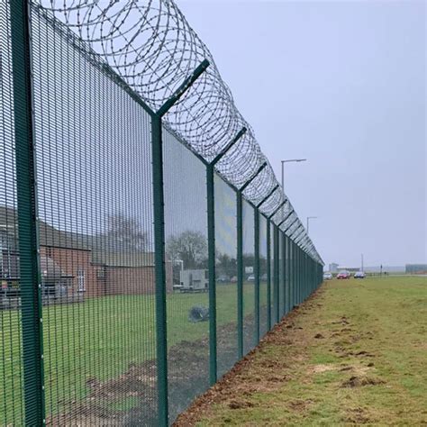 358 Anti Climb Fence Powder Coated 358 Prison Mesh Security Fencing Anti Climb Fence And High