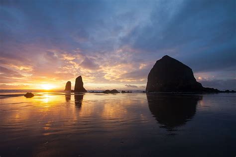 Cannon Beach The Ocean Cannon Beach Oregon Hd Wallpaper Pxfuel