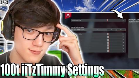 T Iitztimmy Apex Legends Settings Timmy Apex Sensitivity Youtube