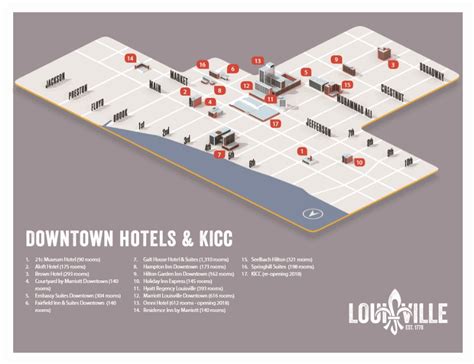 Map Of Downtown Louisville Ky Hotels | Paul Smith