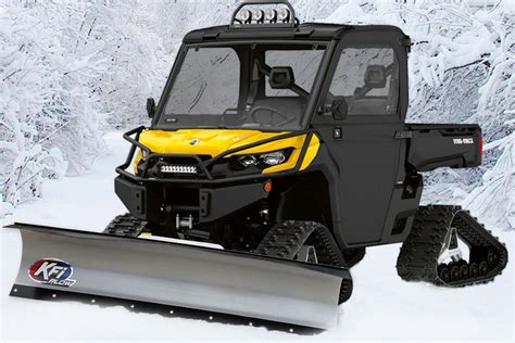 Kfi Pro Series Straight Steel Blade 66 Inch Snow Plow Complete Kit For Polaris Rzr 800